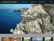 Tablet Screenshot of cordevasion.com